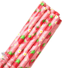 Safety level bulk striped drinking straws biodegradable paper straws